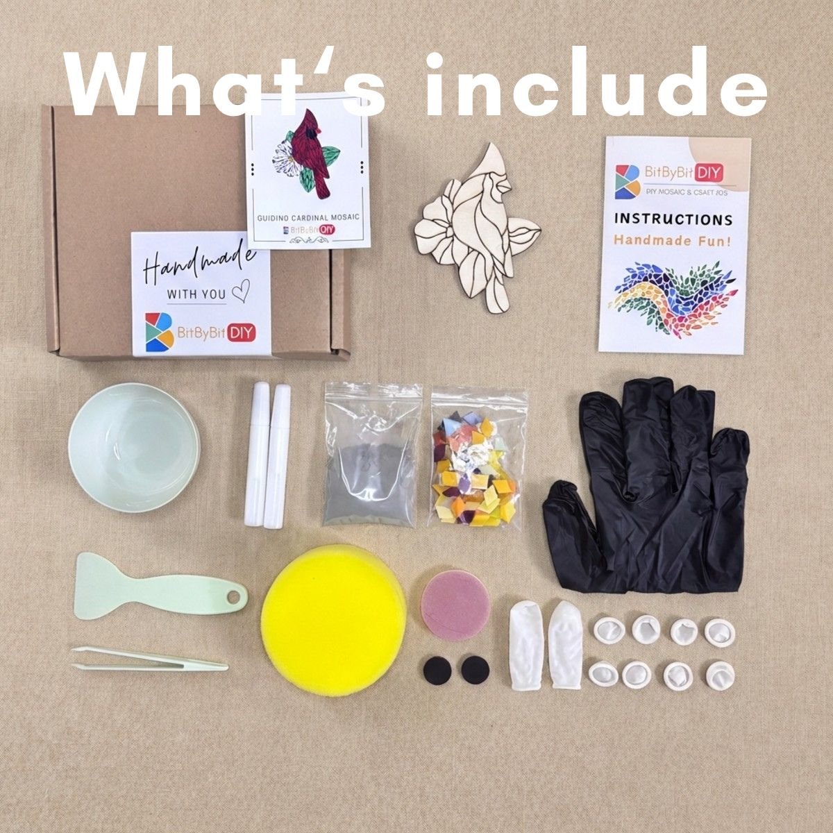 Guiding Cardinal Mosaic Art Kit