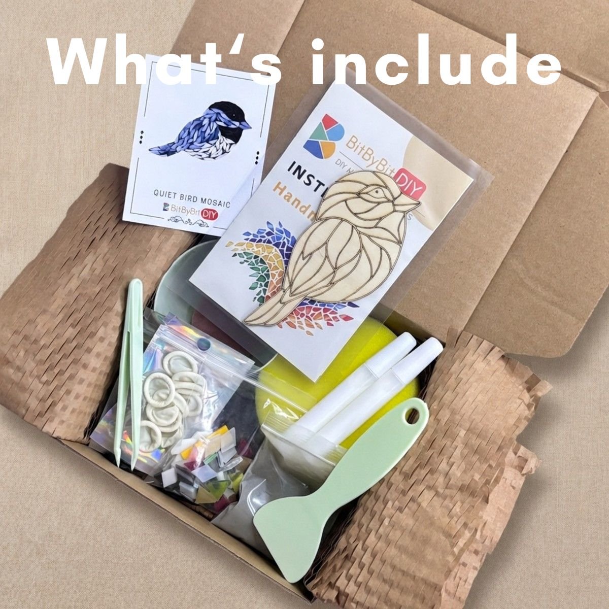 Quiet Bird Mosaic Art Kit