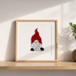 Cozy Gnome Mosaic Art Kit | DIY Glass Mosaic Kit, Premium Mica Tile Craft for Adults & Kids, Unique Home Decor Gift
