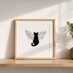 Guardian Cat Mosaic Art Kit | DIY Glass Mosaic Kit, Premium Mica Tile Craft for Adults & Kids, Unique Home Decor Gift