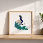 Proud Peacock Mosaic Art Kit | DIY Glass Mosaic Kit, Premium Mica Tile Craft for Adults & Kids, Unique Home Decor Gift