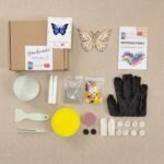 Peaceful Butterfly Mosaic Art Kit | DIY Glass Mosaic Kit, Premium Mica Tile Craft for Adults & Kids, Unique Home Decor Gift
