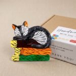 Cozy Cat Mosaic Art Kit | DIY Glass Mosaic Kit, Premium Mica Tile Craft for Adults & Kids, Unique Home Decor Gift