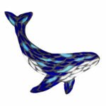 Gentle Whale Mosaic Art Kit | DIY Glass Mosaic Kit, Premium Mica Tile Craft for Adults & Kids, Unique Home Decor Gift