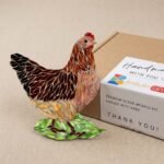 Gentle Hen Mosaic Art Kit | DIY Glass Mosaic Kit, Premium Mica Tile Craft for Adults & Kids, Unique Home Decor Gift