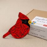 Quiet Bird Mosaic Art Kit | DIY Glass Mosaic Kit, Craft Project for Adults & Teens, Home Decor Gift
