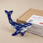 Gentle Whale Mosaic Art Kit | DIY Glass Mosaic Kit, Premium Mica Tile Craft for Adults & Kids, Unique Home Decor Gift