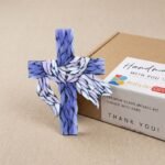 Quiet Cross Mosaic Art Kit | DIY Glass Mosaic Kit, Premium Mica Tile Craft for Adults & Kids, Unique Home Decor Gift