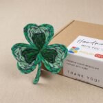 Lucky Clover Mosaic Art Kit | DIY Glass Mosaic Kit, Premium Mica Tile Craft for Adults & Kids, Unique Home Decor Gift