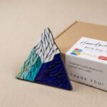 Steady Mountain Mosaic Art Kit | DIY Glass Mosaic Kit, Premium Mica Tile Craft for Adults & Kids, Unique Home Decor Gift