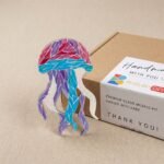 Gentle Jellyfish Mosaic Art Kit | DIY Glass Mosaic Kit, Premium Mica Tile Craft for Adults & Kids, Unique Home Decor Gift