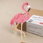 Graceful Flamingo Mosaic Art Kit | DIY Glass Mosaic Kit, Premium Mica Tile Craft for Adults & Kids, Unique Home Decor Gift