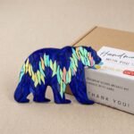 Steady Bear Mosaic Art Kit | DIY Glass Mosaic Kit, Premium Mica Tile Craft for Adults & Kids, Unique Home Decor Gift