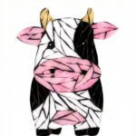 Kind Cow Mosaic Art Kit | DIY Glass Mosaic Kit, Premium Mica Tile Craft for Adults & Kids, Unique Home Decor Gift