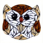 BeGentle Owl Mosaic Art Kit | DIY Glass Mosaic Kit, Premium Mica Tile Craft for Adults & Kids, Unique Home Decor Gift