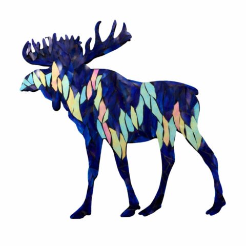 Gentle Moose Mosaic Art Kit