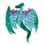 Soaring Phoenix Mosaic Art Kit | DIY Glass Mosaic Kit, Premium Mica Tile Craft for Adults & Kids, Unique Home Decor Gift