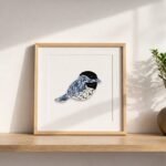 Quiet Bird Mosaic Art Kit | DIY Glass Mosaic Kit, Premium Mica Tile Craft for Adults & Kids, Unique Home Decor Gift