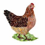 Gentle Hen Mosaic Art Kit | DIY Glass Mosaic Kit, Premium Mica Tile Craft for Adults & Kids, Unique Home Decor Gift