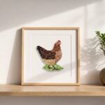 Gentle Hen Mosaic Art Kit | DIY Glass Mosaic Kit, Premium Mica Tile Craft for Adults & Kids, Unique Home Decor Gift