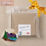 Peaceful Mountain Landscape Mosaic Art Kit | DIY Glass Mosaic Kit, Premium Mica Tile Craft for Adults & Kids, Unique Home Decor Gift