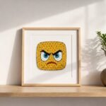 The Fierce Flame Mosaic Art Kit | DIY Glass Mosaic Kit, Premium Mica Tile Craft for Adults & Kids, Unique Home Decor Gift