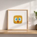 The Golden Moment Mosaic Art Kit | DIY Glass Mosaic Kit, Premium Mica Tile Craft for Adults & Kids, Unique Home Decor Gift