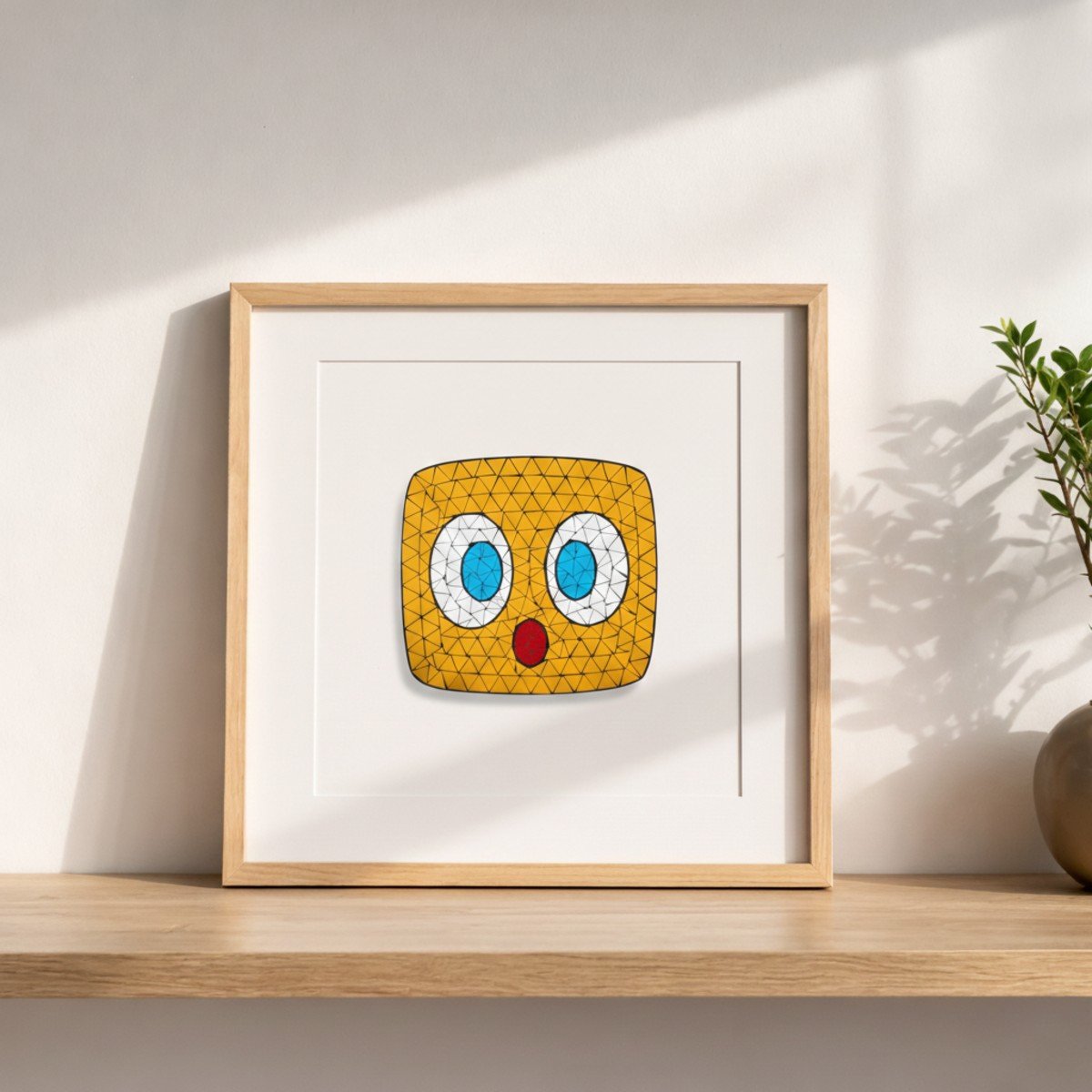 The Golden Moment Mosaic Art Kit | DIY Glass Mosaic Kit, Premium Mica Tile Craft for Adults & Kids, Unique Home Decor Gift