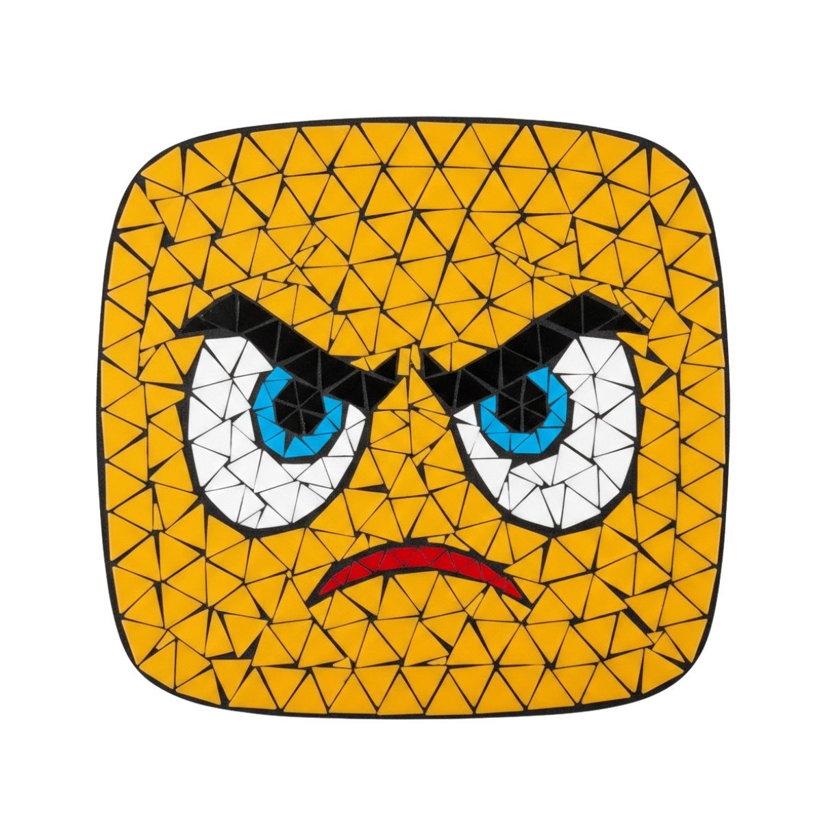 The Fierce Flame Mosaic Art Kit | DIY Glass Mosaic Kit, Premium Mica Tile Craft for Adults & Kids, Unique Home Decor Gift