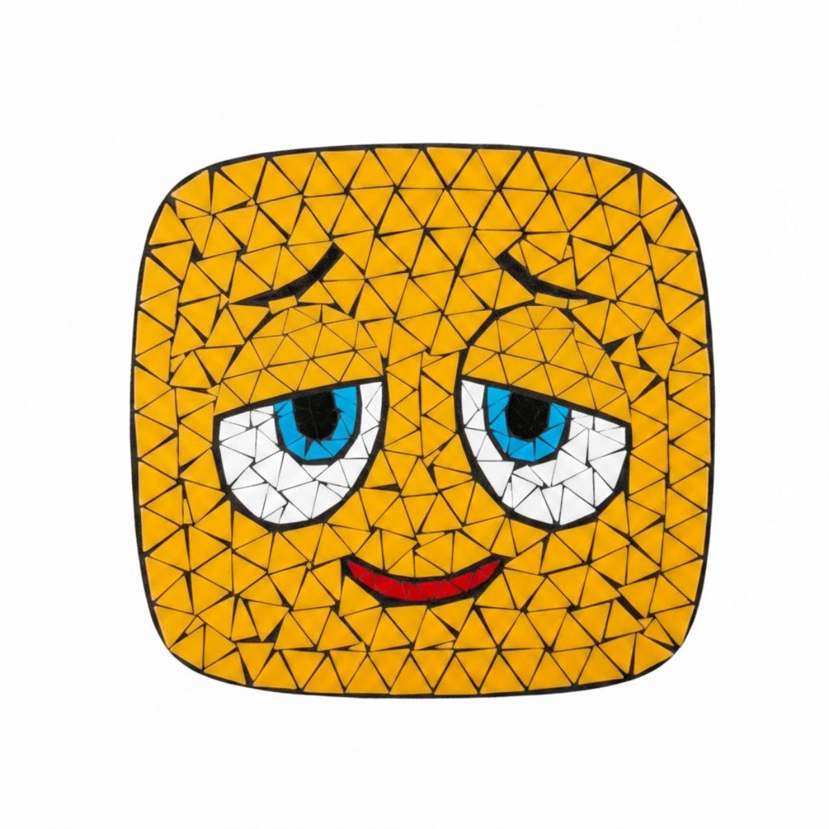 The Soft Glow Mosaic Art Kit | DIY Glass Mosaic Kit, Premium Mica Tile Craft for Adults & Kids, Unique Home Decor Gift