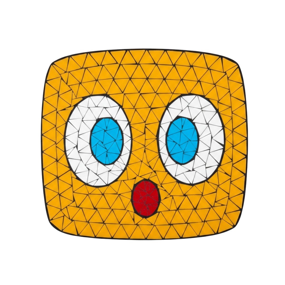 The Golden Moment Mosaic Art Kit | DIY Glass Mosaic Kit, Premium Mica Tile Craft for Adults & Kids, Unique Home Decor Gift