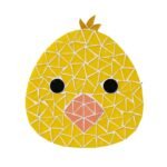 Little Chick Mosaic Art Kit | DIY Glass Mosaic Kit, Premium Mica Tile Craft for Adults & Kids, Unique Home Decor Gift