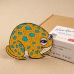 Rain-Forest Frog Mosaic Art Kit | DIY Glass Mosaic Kit, Premium Mica Tile Craft for Adults & Kids, Unique Home Decor Gift
