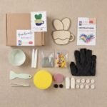 Coffee & Heart Plant Mosaic Art Kit | DIY Glass Mosaic Kit, Premium Mica Tile Craft for Adults & Kids, Unique Home Decor Gift