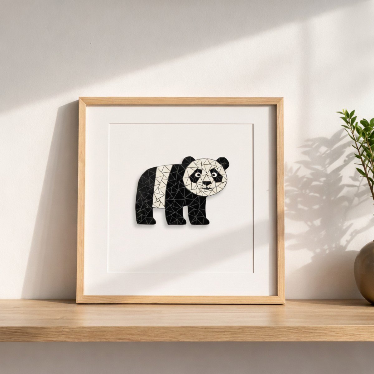 The Gentle Presence Mosaic Art Kit | DIY Glass Mosaic Kit, Premium Mica Tile Craft for Adults & Kids, Unique Home Decor Gift