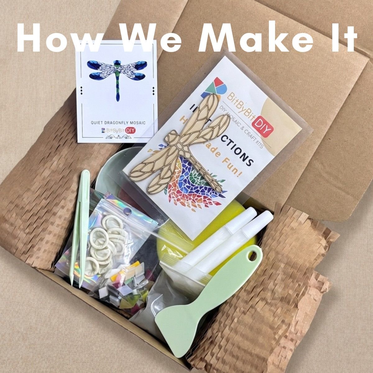 Quiet Dragonfly Mosaic Art Kit