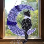 Moonlit Cat Mosaic Art Kit