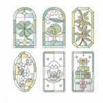 Secret Garden Series DIY Stained Glass Fridge Magnet Kit