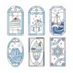 Ocean Breeze Series DIY Stained Glass Fridge Magnet Kit
