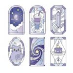 Midnight Galaxy Series DIY Stained Glass Fridge Magnet Kit