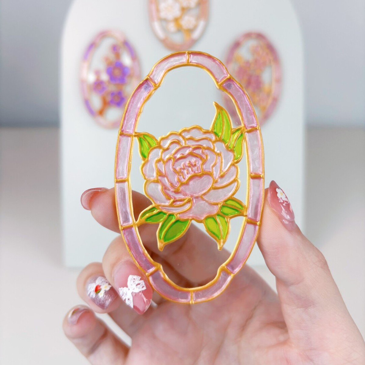 Dreamy Romance Series DIY Stained Glass Fridge Magnet Kit