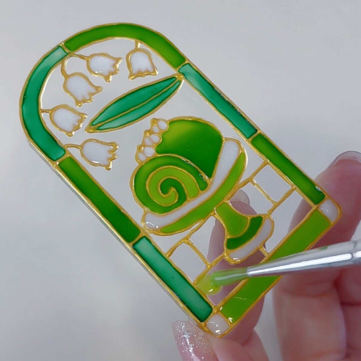 Dreamy Romance Series DIY Stained Glass Fridge Magnet Kit