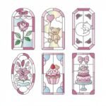 Dreamy Romance Series DIY Stained Glass Fridge Magnet Kit