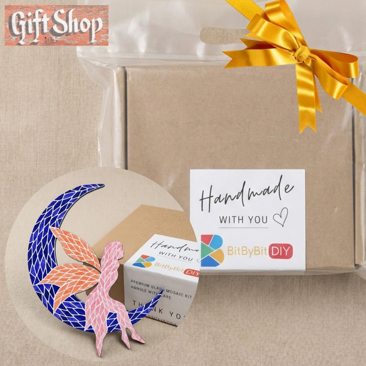 The Lunar Whisper Glass Mosaic Art Kit