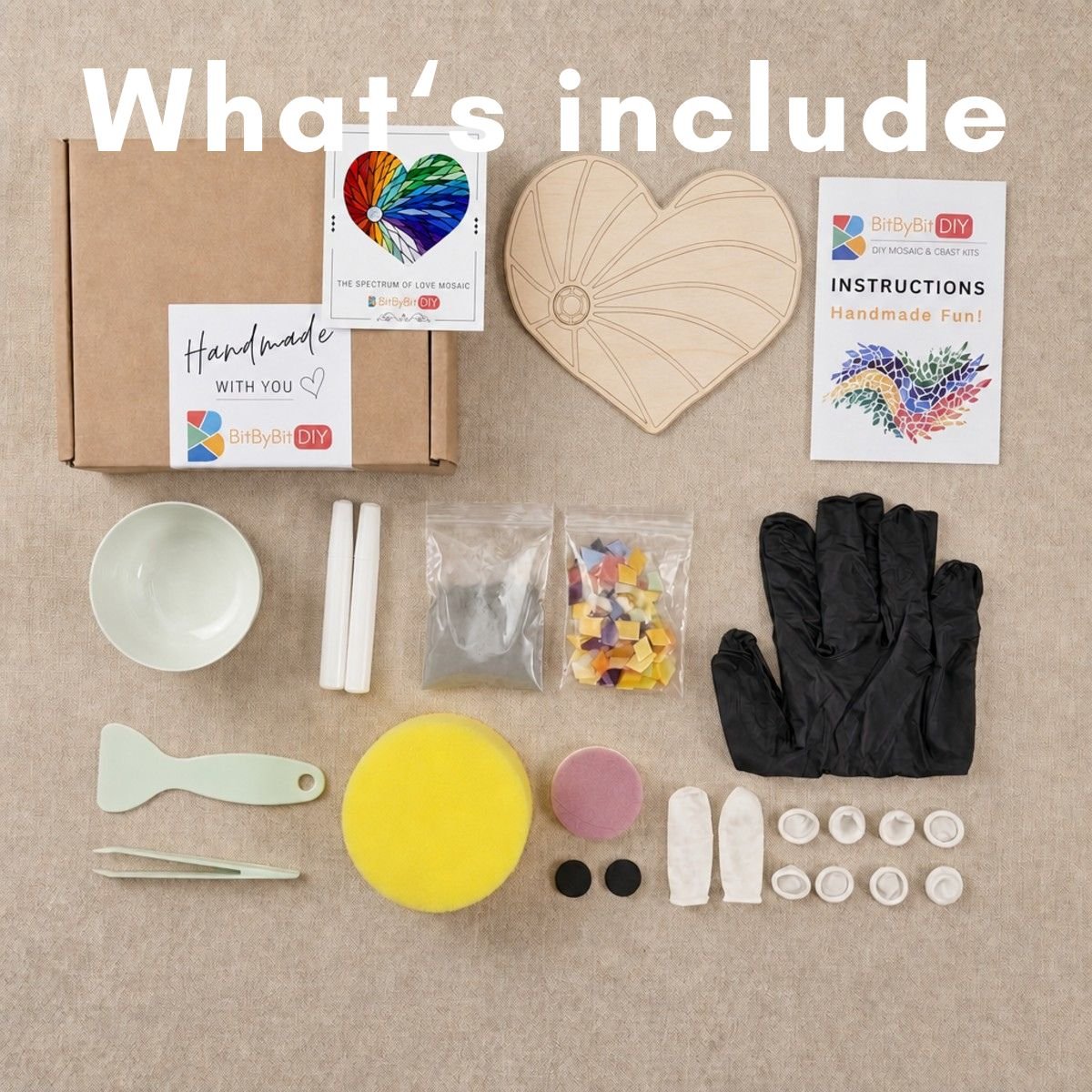 The Spectrum of Love Glass Mosaic Art Kit