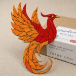 The Crimson Ascent Glass Mosaic Art Kit