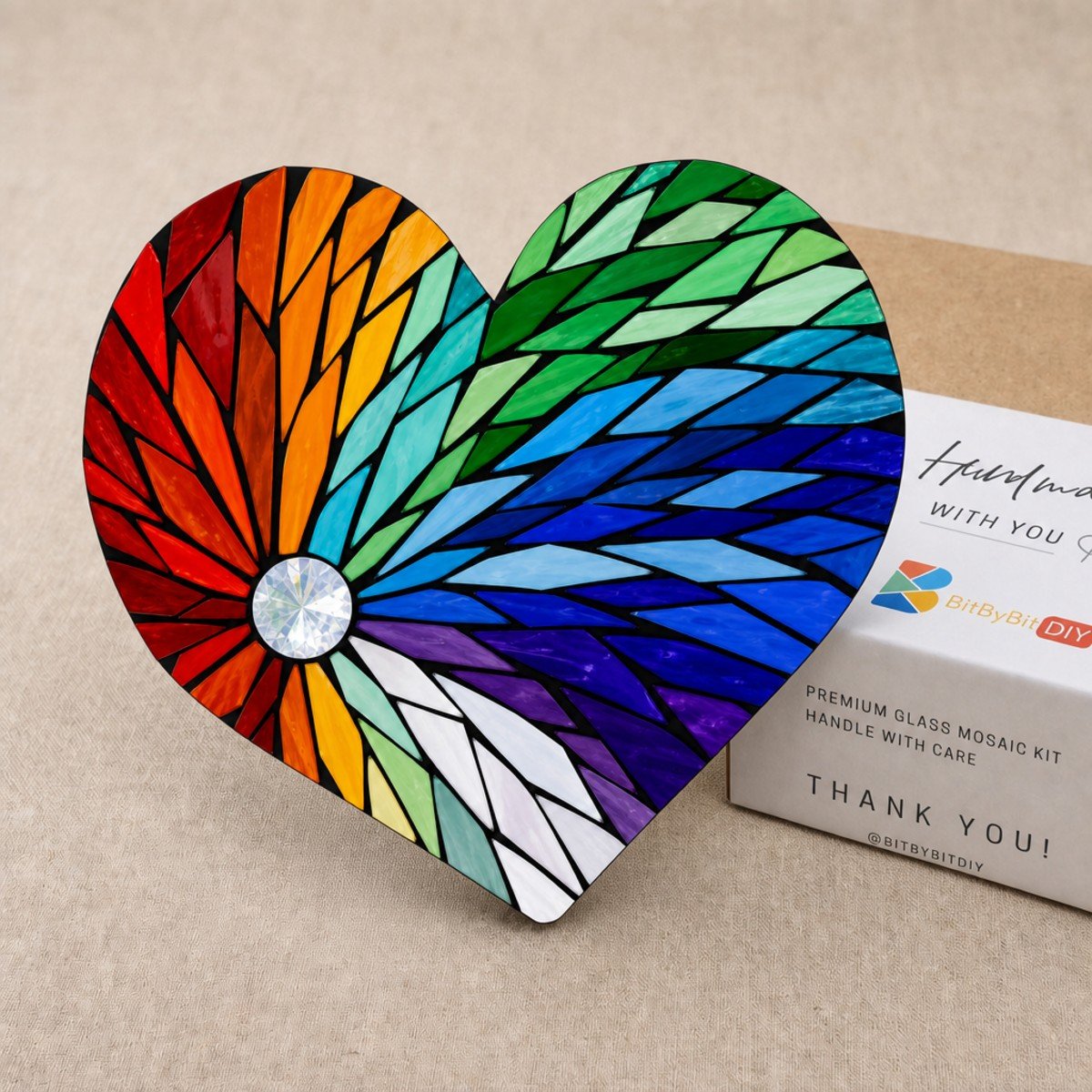 The Spectrum of Love Glass Mosaic Art Kit