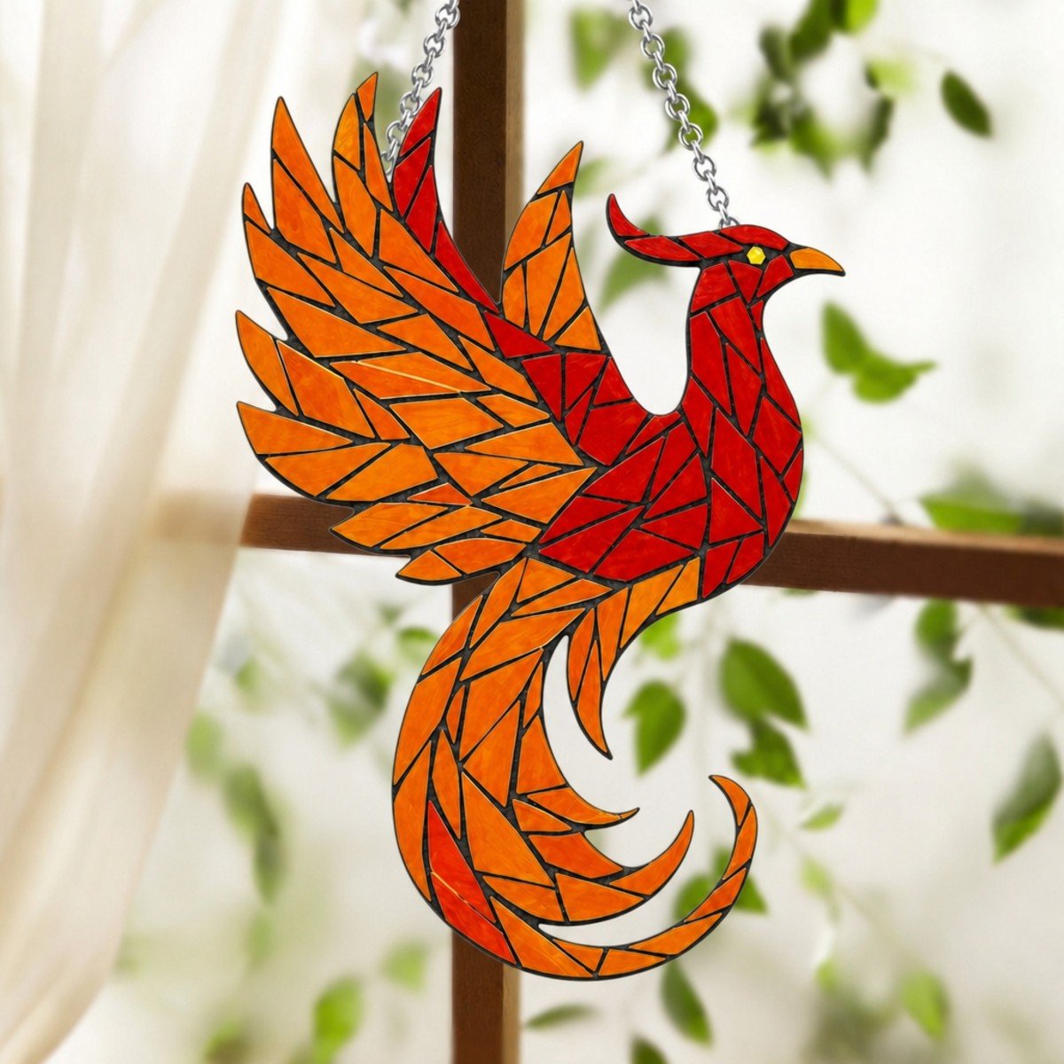 The Crimson Ascent Glass Mosaic Art Kit