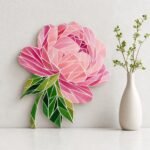 Blooming Peony Glass Mosaic Art Kit