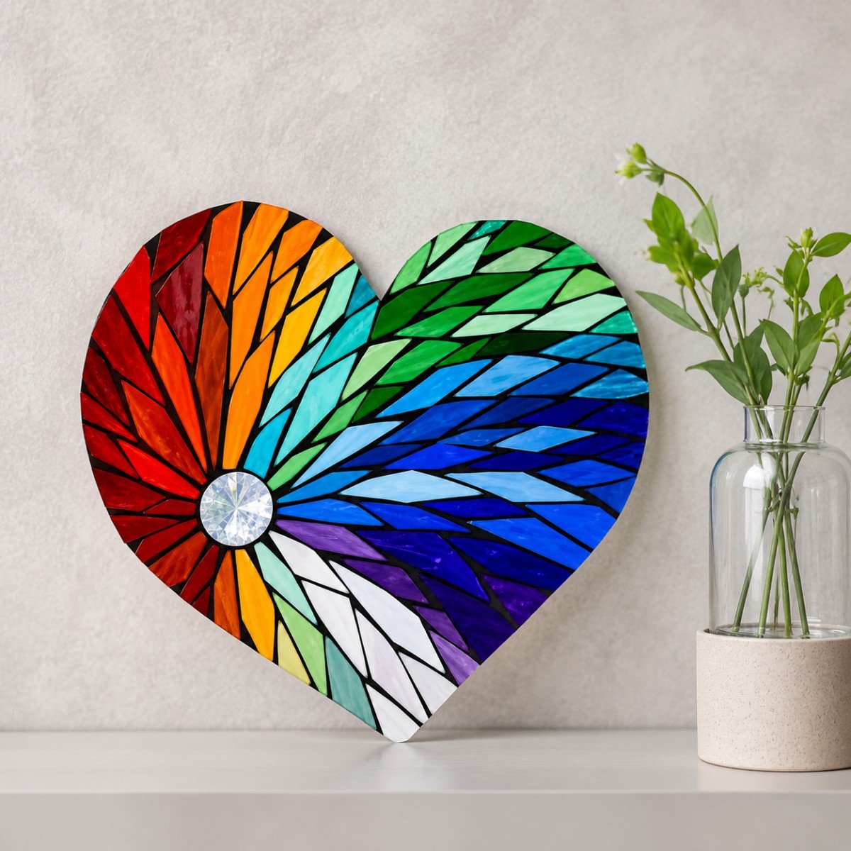 The Spectrum of Love Glass Mosaic Art Kit